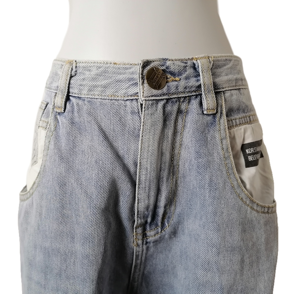 👖 sz M,high waist wide leg jeans by SUOMALA